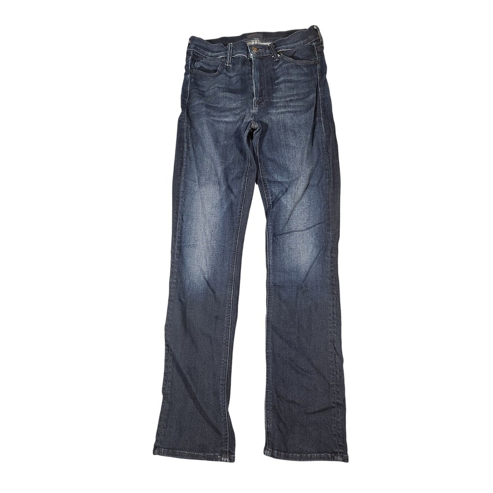 Mother Mid Rise Dazzler Ankle Crop Jeans Womens 26 Premium Blue Wash Stretch